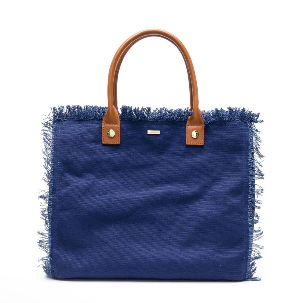 MELISSA ODABASH CAP FERRAT LARGE BEACH TOTE NAVY